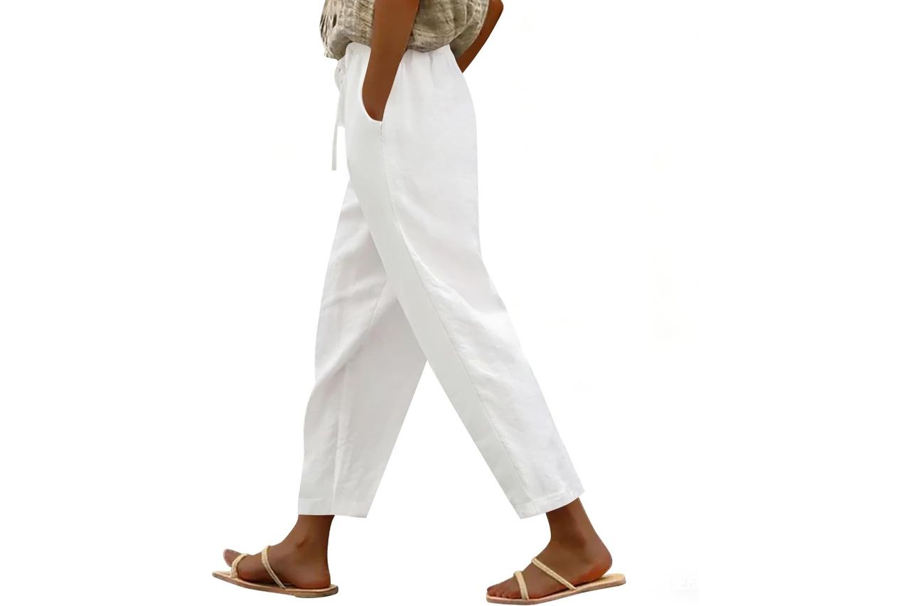 Puimentiua Cotton Linen Pants Credit: Amazon