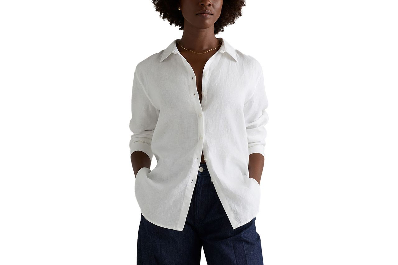 Quince 100% European Linen Long Sleeve Shirt Credit: Quince
