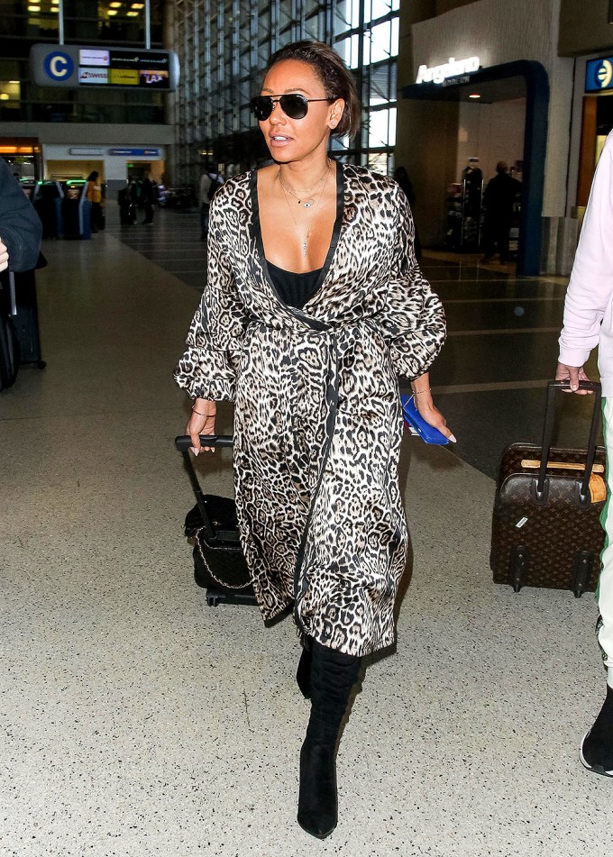 Mel B at LAX