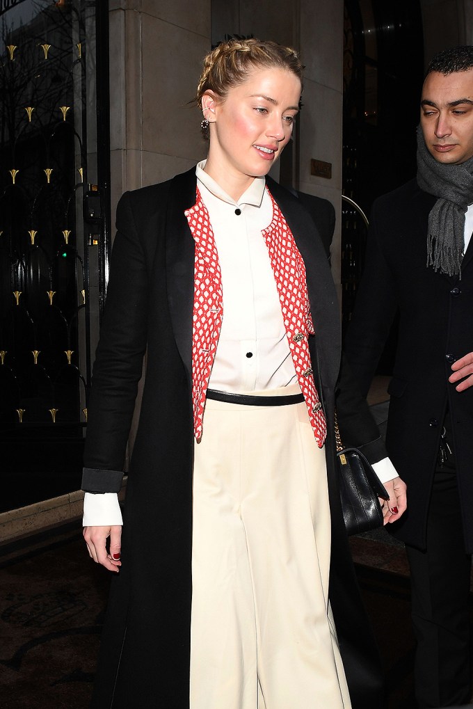 Amber Heard At Haute Couture Fashion Week 2019