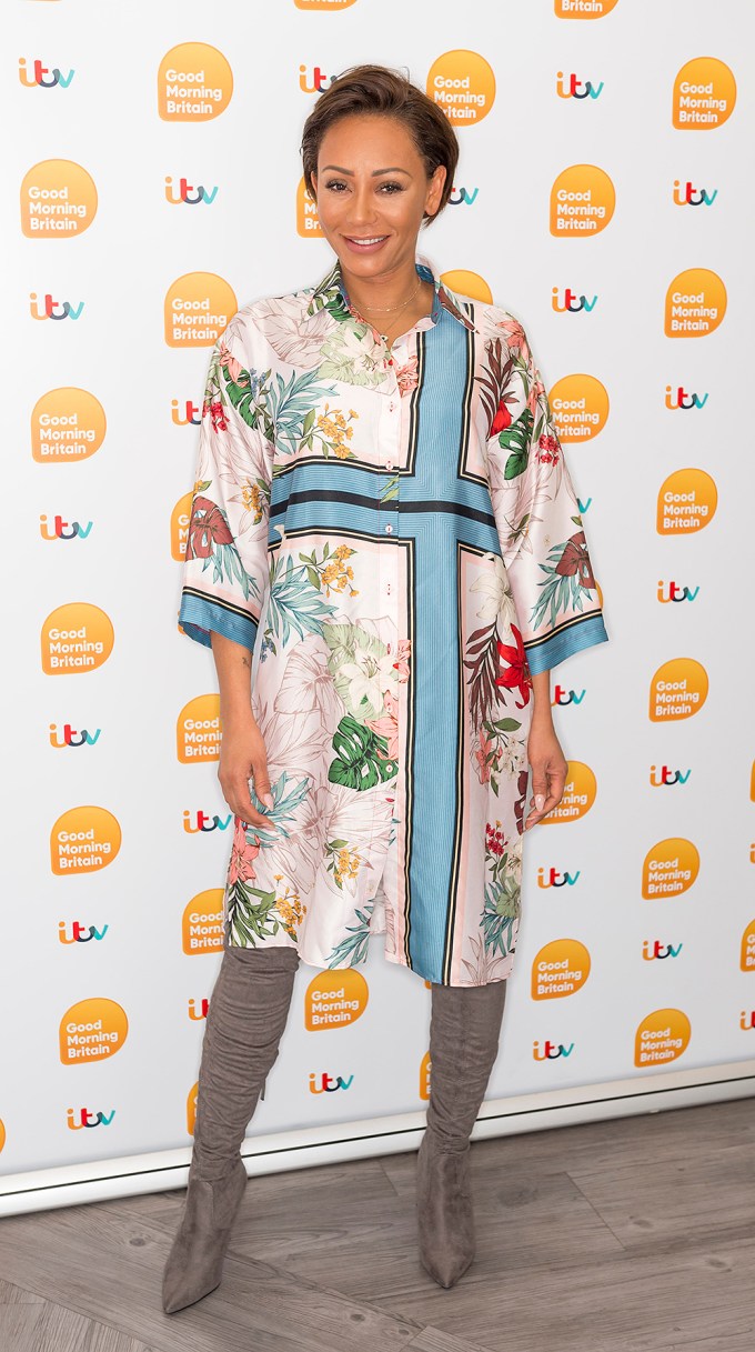 Mel B at the ‘Good Morning Britain’ Show