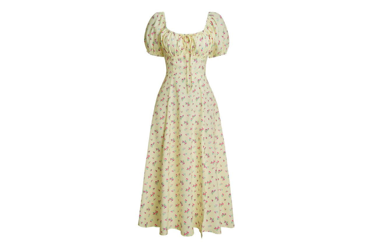Amazon RIHOAS Square Neck Floral Dress Credit: Amazon