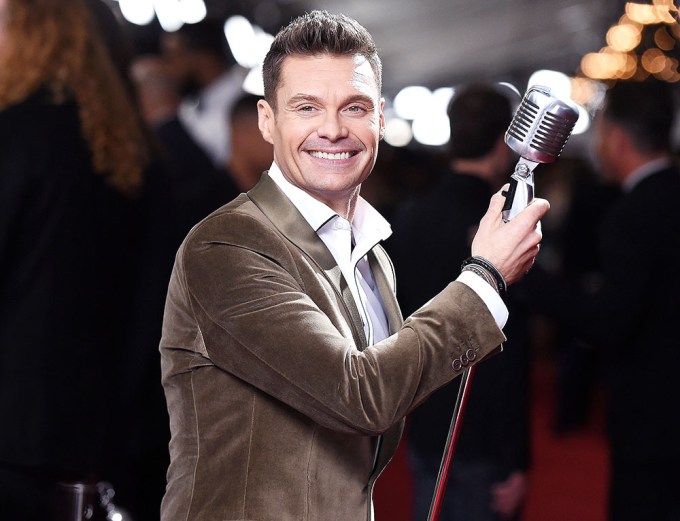 Ryan Seacrest hosting at the 2017 Grammy Awards