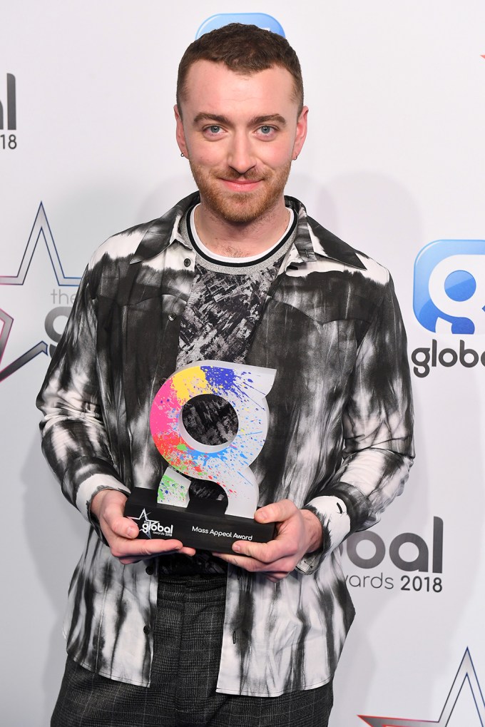 Sam Smith At The Global Awards