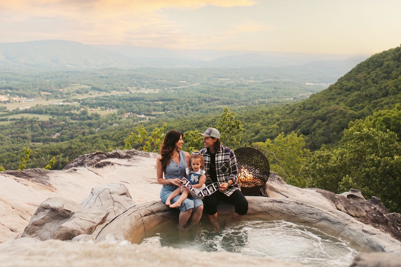 Seth and Tori Bolt and daughter Amma.Credit: Bonnie McGhee Photography