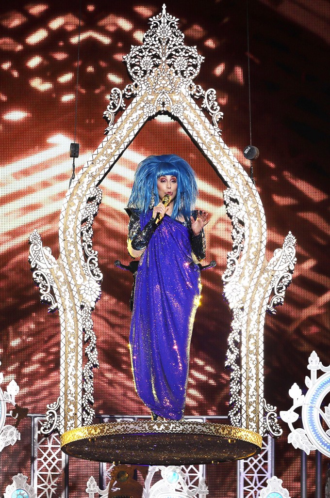 Cher performs on her farewell tour