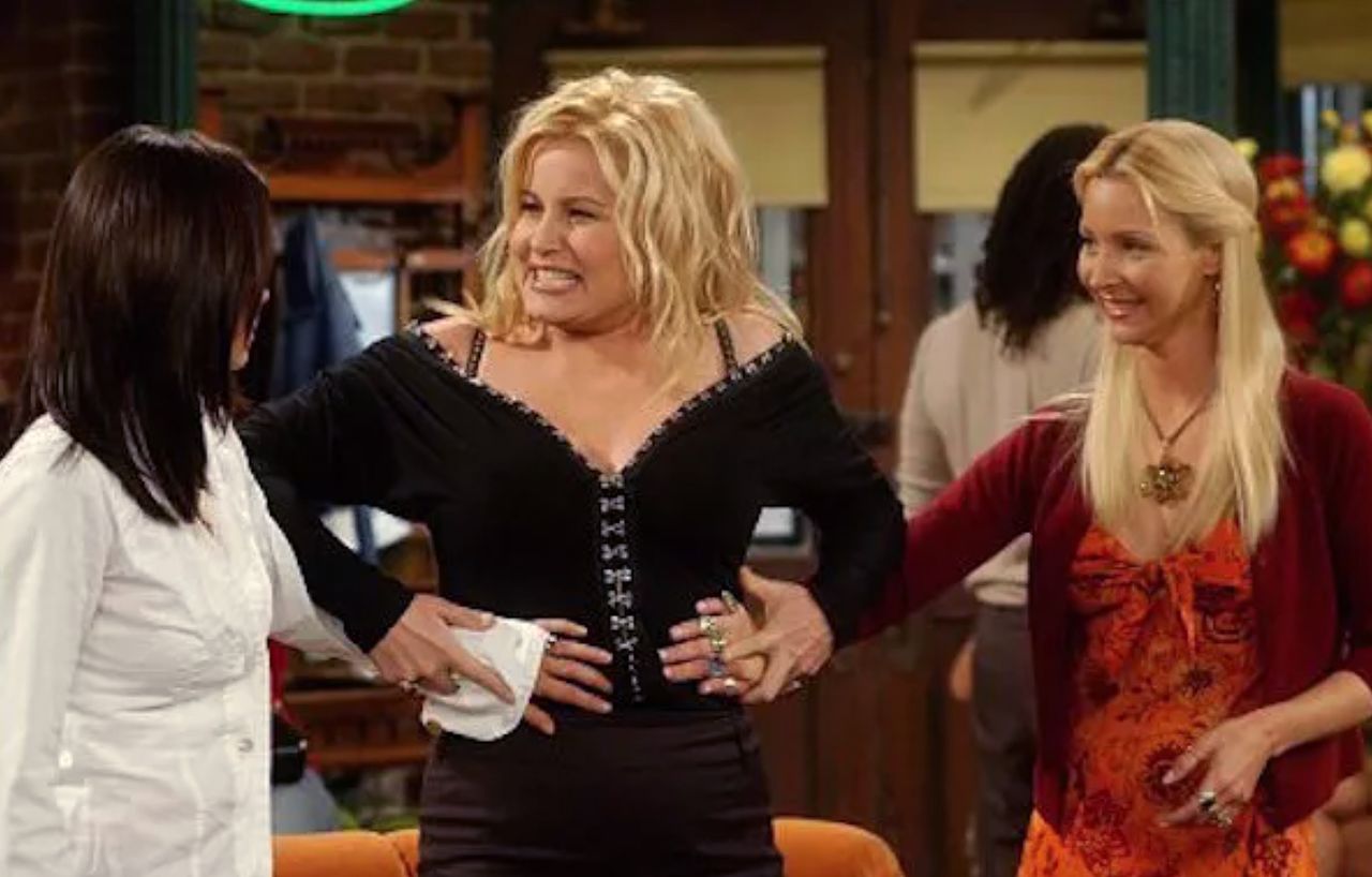 From left: Courteney Cox as Monica Geller, Jennifer Coolidge as Amanda Buffamonteezi and Lisa Kudrow as Phoebe Buffay on 'Friends'Credit: Warner Bros. Television