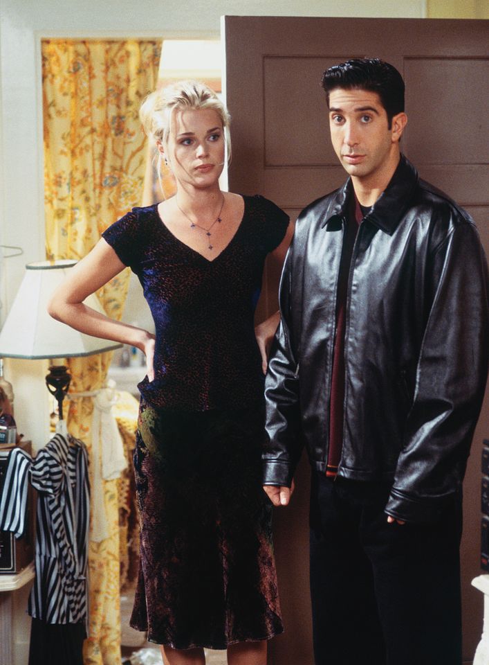 Rebecca Romijn as Cheryl and David Schwimmer as Ross Geller on 'Friends'Credit: Gary Null/NBCU Photo Bank/NBCUniversal via Getty