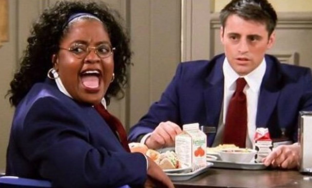 Sherri Shepherd as Rhonda and Matt LeBlanc as Joey Tribbiani on 'Friends'Credit: Warner Bros. Television
