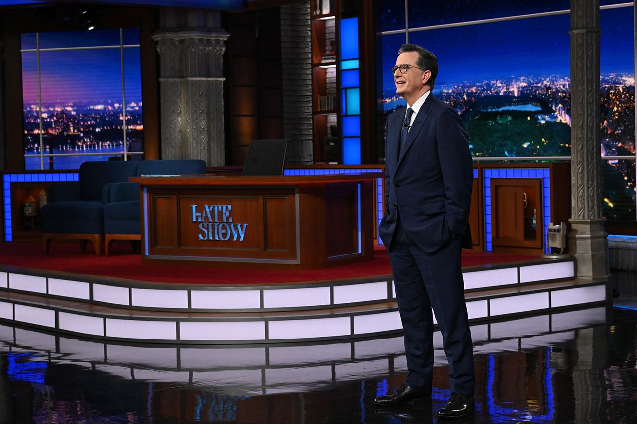 Stephen Colbert on final 'The Late Show' episode on May 21, 2026Credit: Scott Kowalchyk/cbs