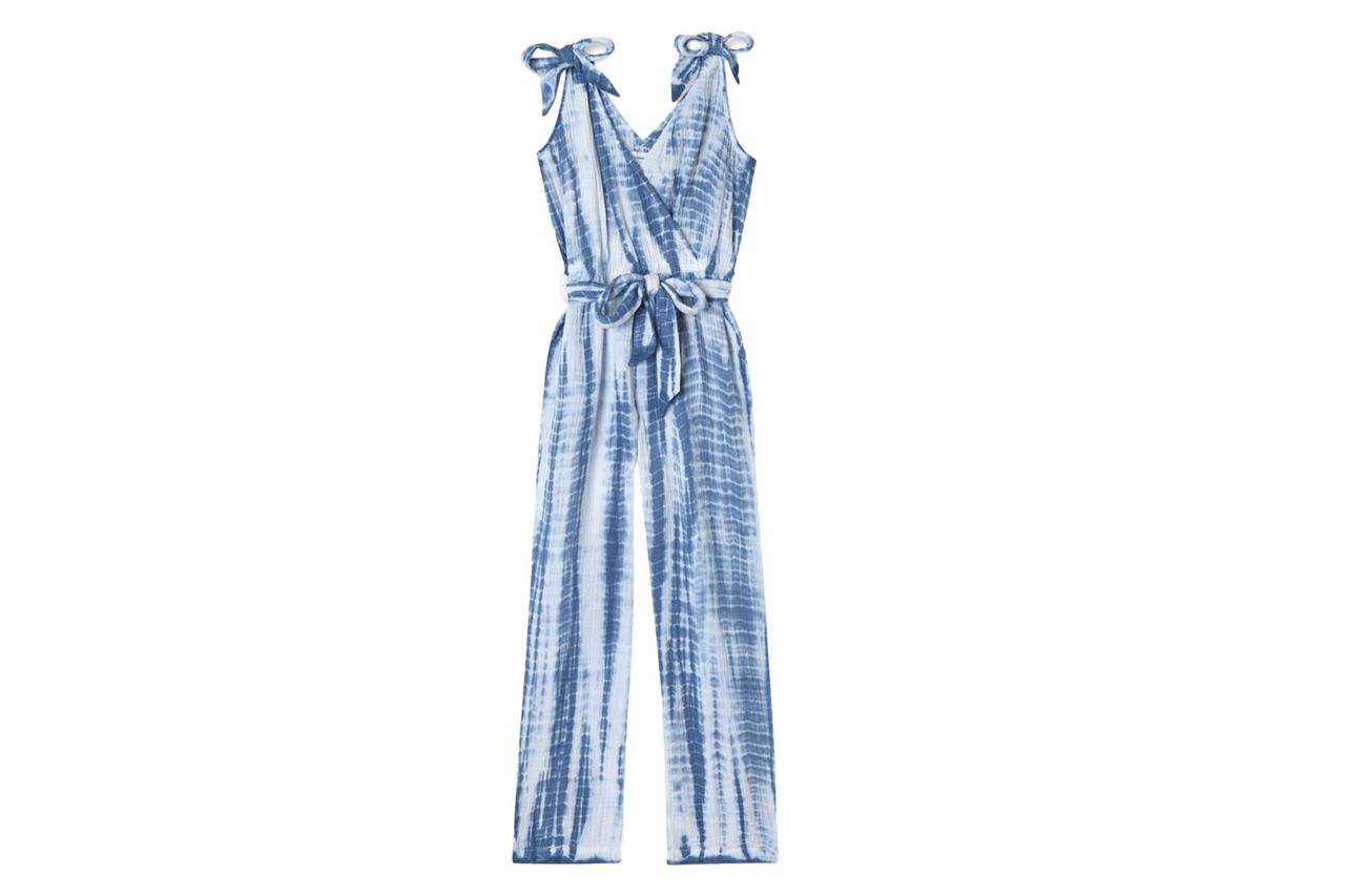 The Going Places Gauze Tie-Shoulder Jumpsuit Credit: Summersalt