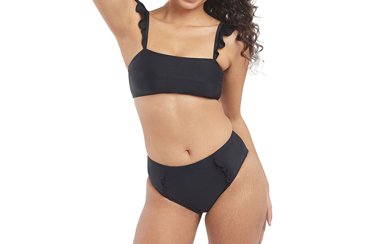 The Ruffle High Leg High Rise Bikini Bottom Credit: Summersalt
