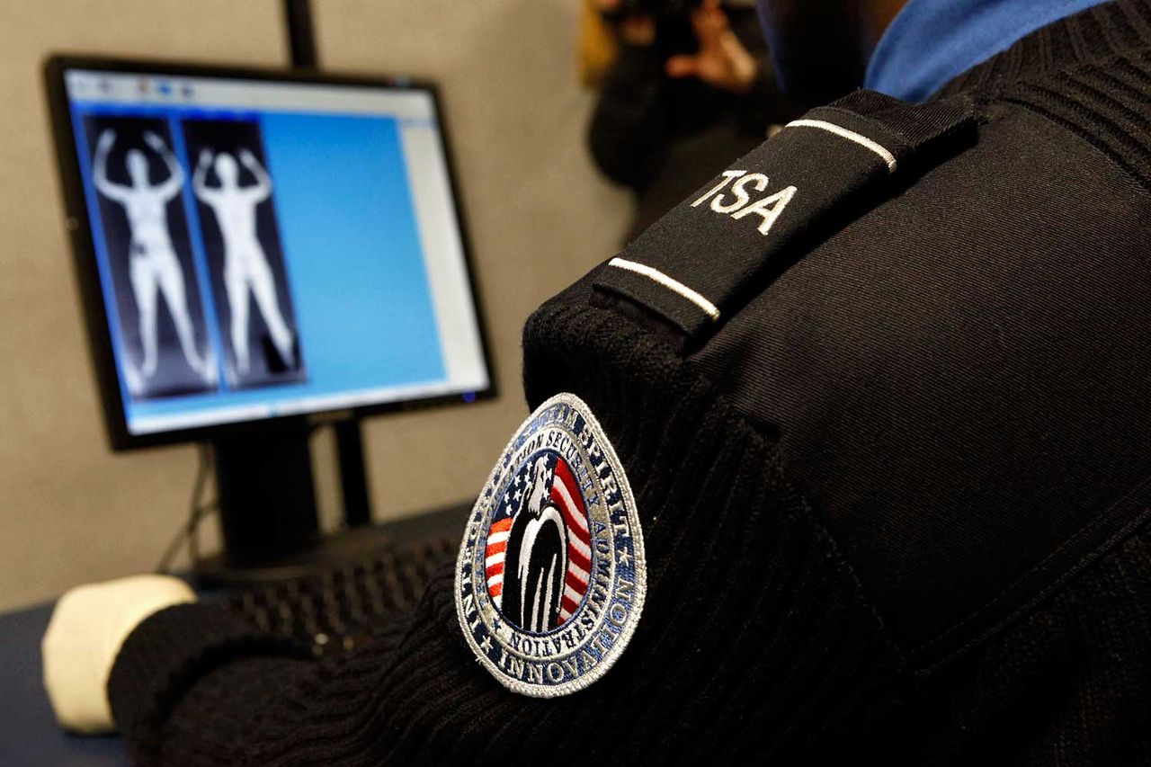 A TSA officer.Credit: Chip Somodevilla/Getty
