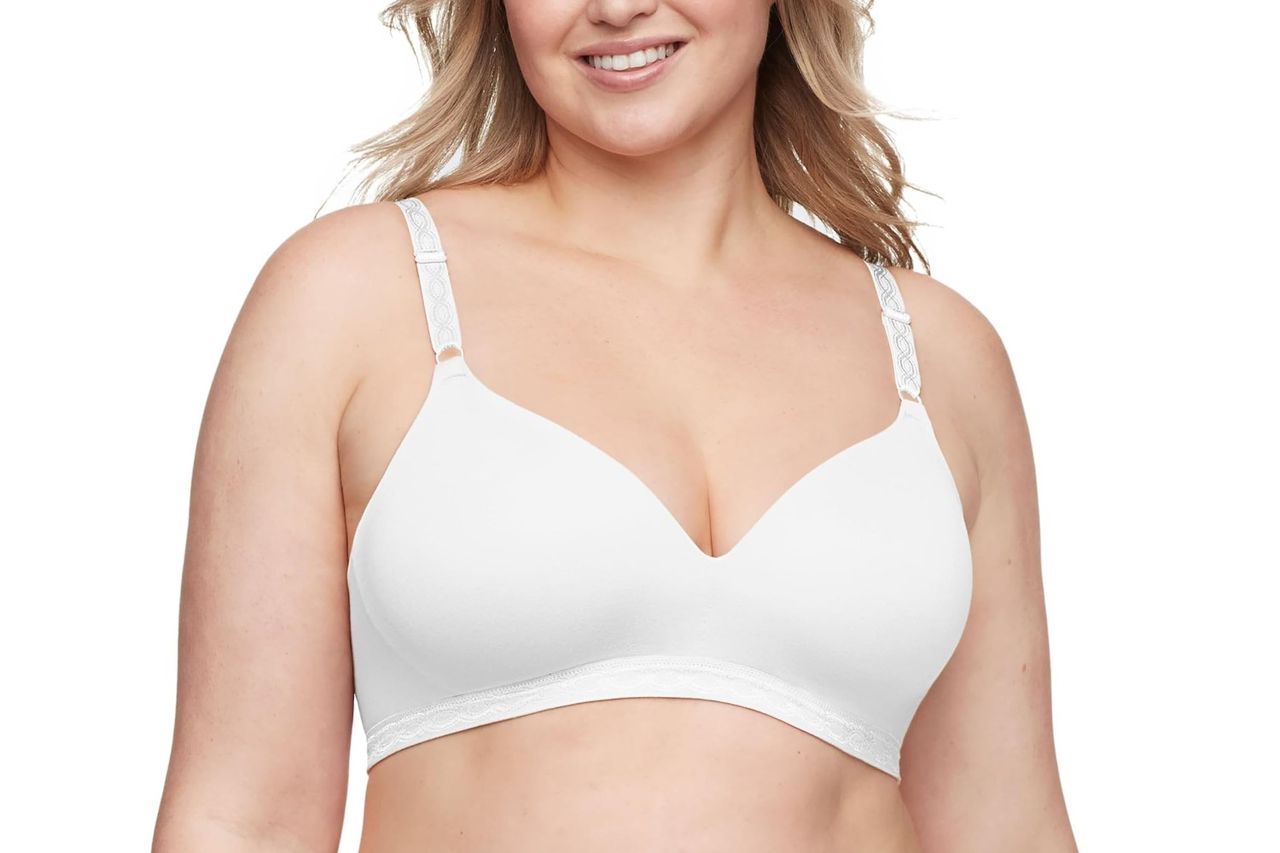 Warner's Womens Cloud 9 Super Soft Wireless Lightly Lined Comfort Bra 1269 Credit: Amazon