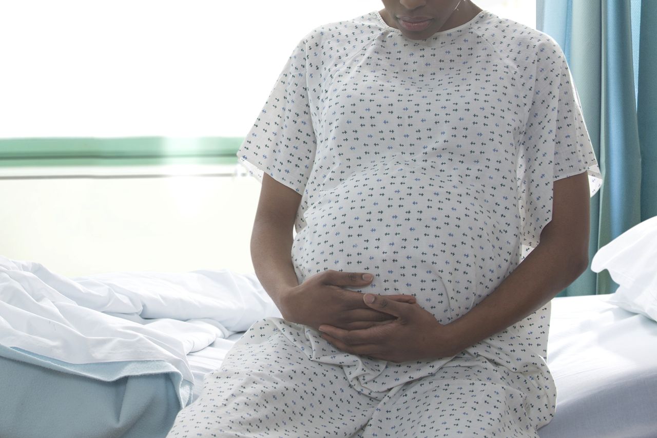 A stock photo of a pregnant woman in hospitalCredit: Getty