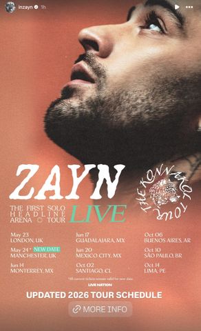Zayn MalikCredit: ZAYN HQ/Instagram