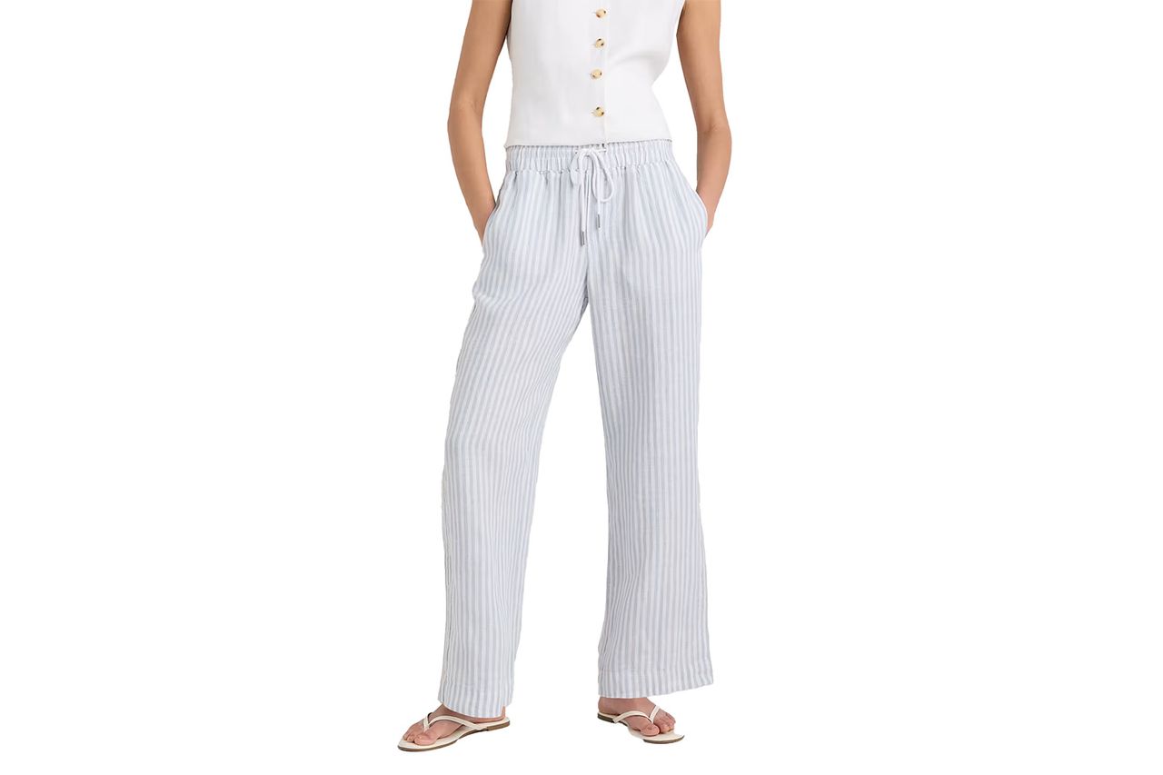 100% European Linen Wide Leg Pants Credit: Quince