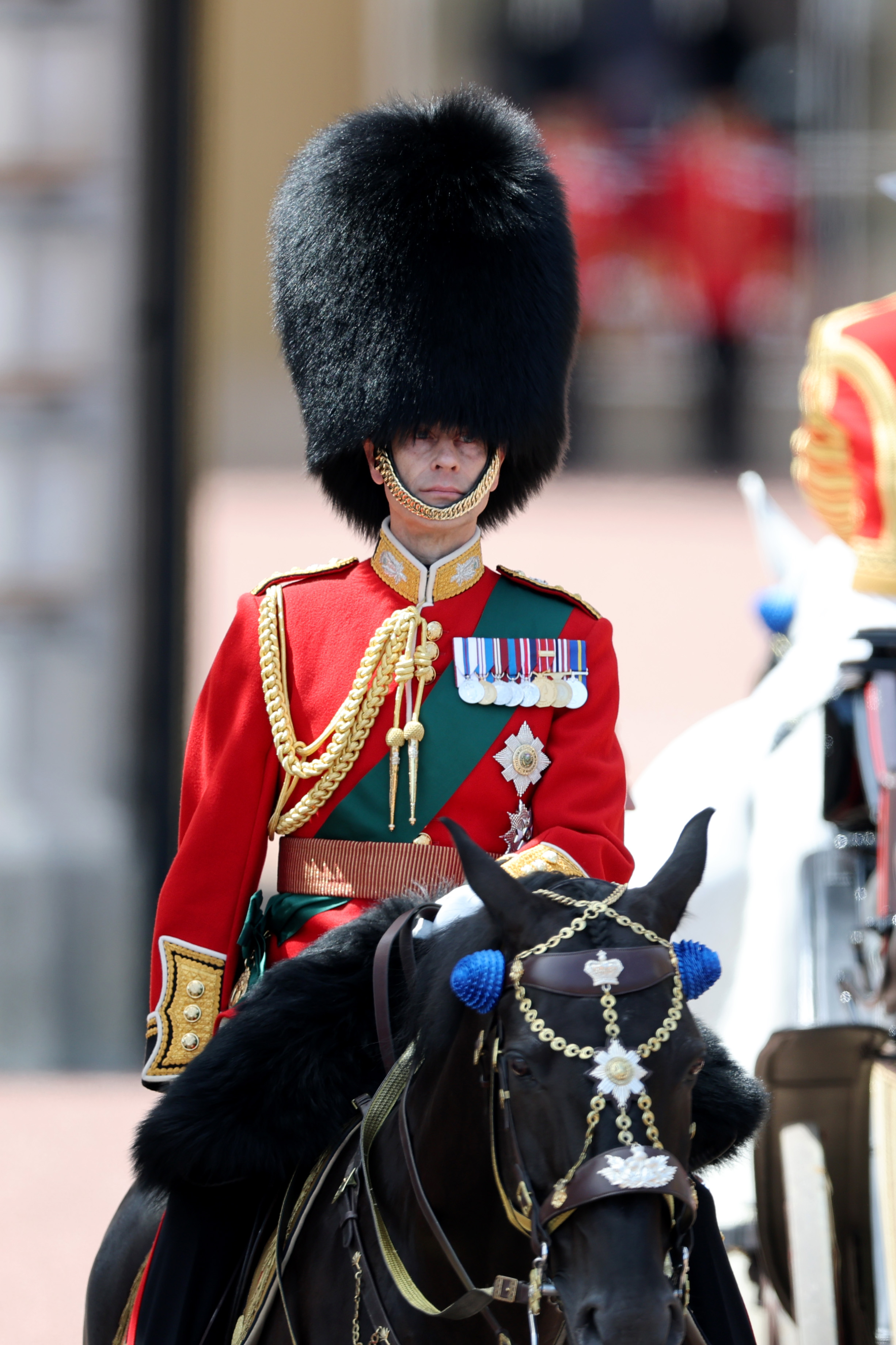 Prince Edward, Duke of Edinburgh during the Trooping The Colour parade.