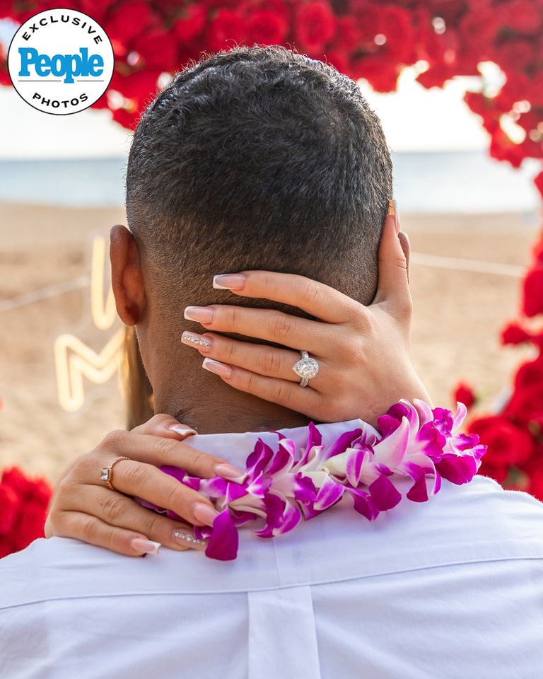 Valentina Malagon shows off her engagement ringCredit: Radek Photography