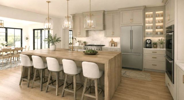 AI image of the couple's plan for their kitchenCredit: Chelcie Bugner