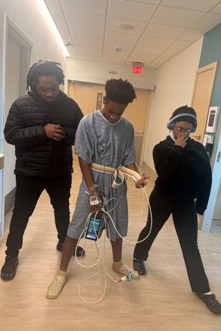 From left: RJ Williams, Collin Gates, Wynter Walker, February 2026Credit: Courtesy of Tamara Gates