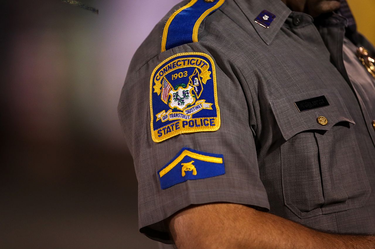 Connecticut State Police A Connecticut State Police officer (stock photo)Credit: Robbie Jay Barratt - AMA/Getty