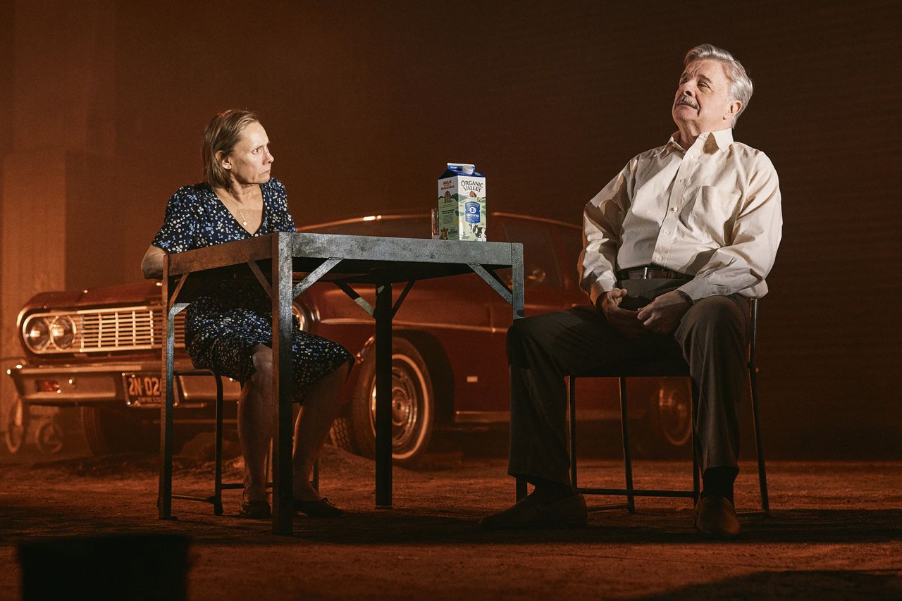 Death of a Salesman Opening Pics Laurie Metcalf and Nathan Lane in 'Death of a Salesman' on BroadwayCredit: Emilio Madrid