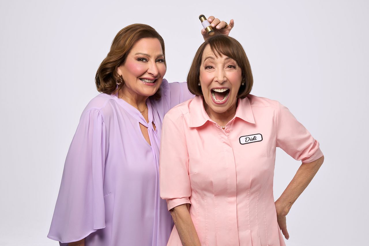 UNDER EMBARGO UNTIL 9AM ET MONDAY JUNE 22 - Grease Star Didi Conn Details the Simple Interaction That Led to Her Lifelong Beauty Routine Laura Geller (left) and Didi Conn (right)Credit: Laura Geller Beauty