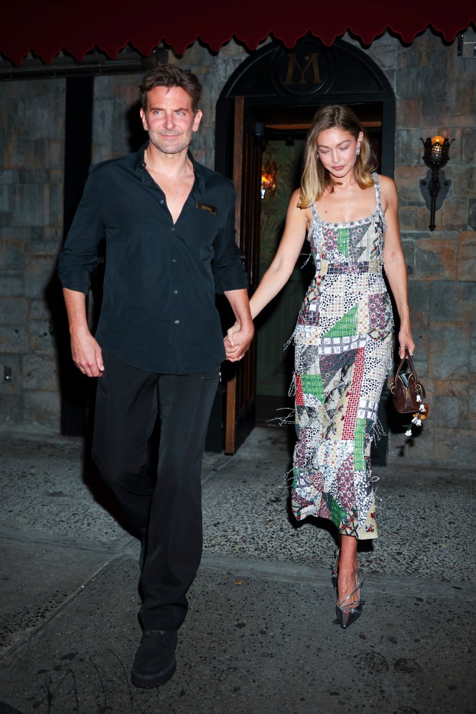 NEW YORK, NEW YORK - SEPTEMBER 14: Bradley Cooper and Gigi Hadid attend the Vogue October issue cocktail party at Monsieur in the East VIllage on September 14, 2025 in New York City. (Photo by Aeon/GC Images)