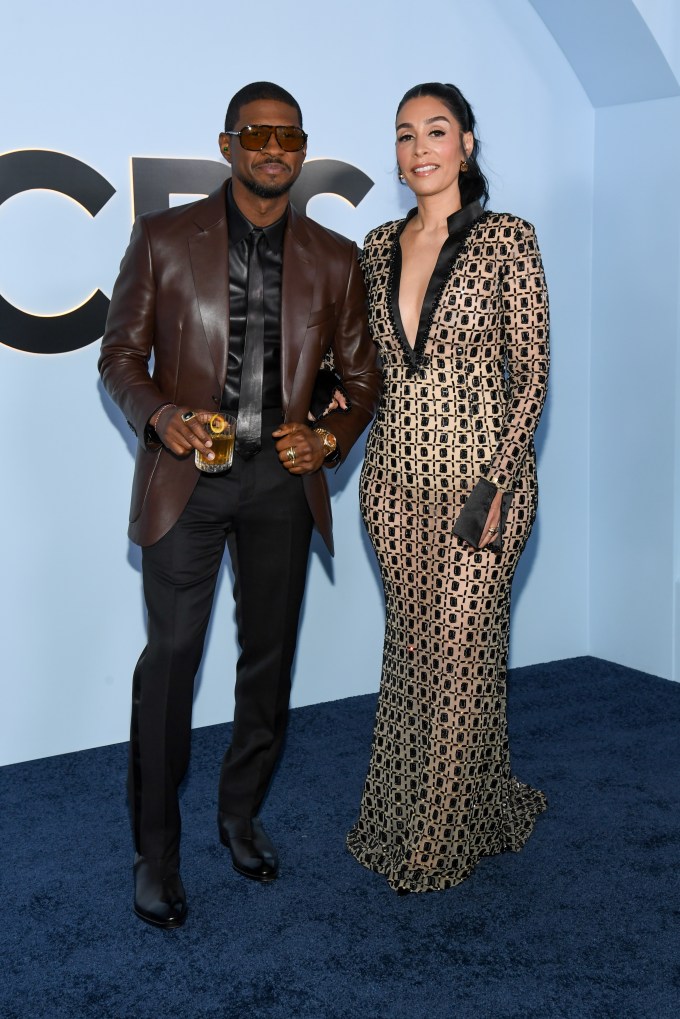 Usher & Jennifer Goicoechea
