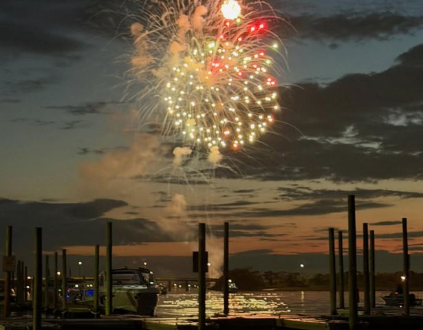 Hoda Kotb shares photo of a fireworks showCredit: Hoda Kotb/Instagram