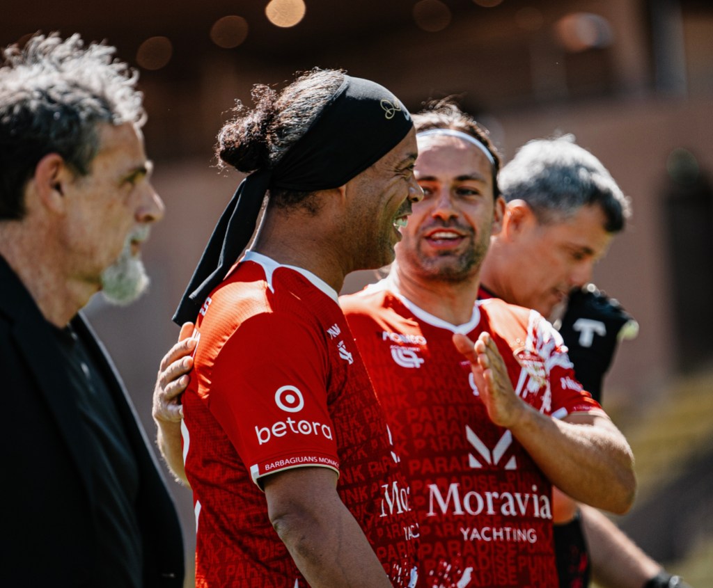 MR THANK YOU AND RONALDINHO WIN CHARITY FOOTBALL MATCH IN MONACO ALONGSIDE GLOBAL STARS