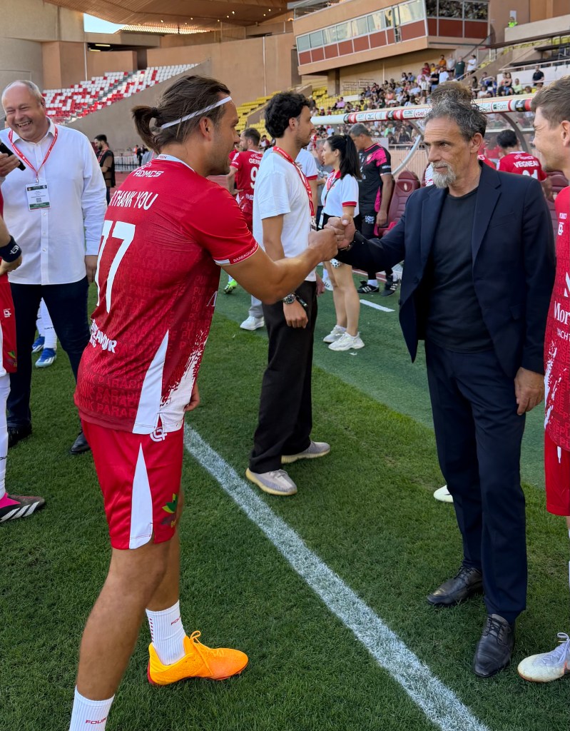MR THANK YOU AND RONALDINHO WIN CHARITY FOOTBALL MATCH IN MONACO ALONGSIDE GLOBAL STARS