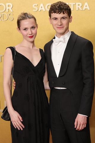 Iris Apatow and Sam Nivola attend the 32nd annual Actor Awards at the Shrine Auditorium and Expo Hall in L.A. on March 1, 2026Credit: Neilson Barnard/Getty