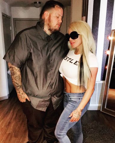A photo of Bunny Xo and Jelly Roll from their marriage.Credit: Jelly Roll/Instagram