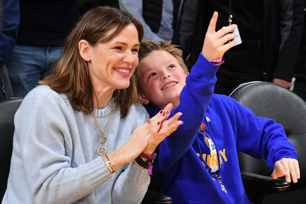 Jennifer Garner and her son Samuel Garner Affleck attend a basketball game between the Los Angeles Lakers and the Golden State Warriors at Crypto.com Arena Jennifer Garner and her son Samuel Garner Affleck attend a basketball game between the Los Angeles Lakers and the Golden State Warriors at Crypto.com Arena in March 2023.Credit: Allen Berezovsky/Getty
