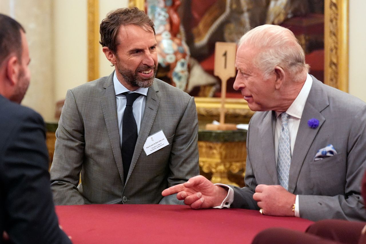 King Charles III (right) and Sir Gareth Southgate attends a Youth Opportunity Summit, at Buckingham Palace on June 3, 2026 Sir Gareth Southgate and King Charles attend a Youth Opportunity Summi at Buckingham Palace on June 3, 2026Credit: Andrew Matthews - WPA Pool/Getty