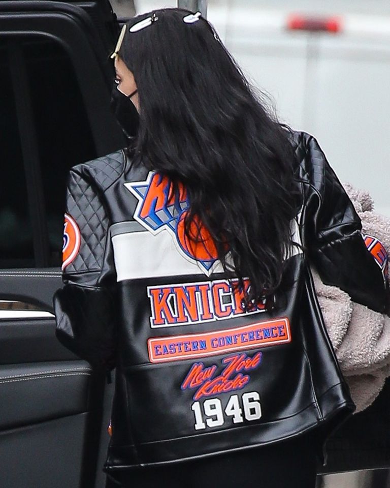 Kylie Jenner was seen in NYC wearing a Knicks jacket on June 10, 2026 Kylie Jenner on June 10, 2026 in New York City.Credit: Fernando Ramales / BACKGRID