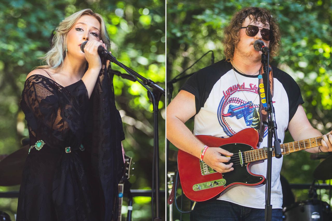 Gracie Yates and Brock Burton at Laurel Cove Music Festival 2026Credit: Case Croley