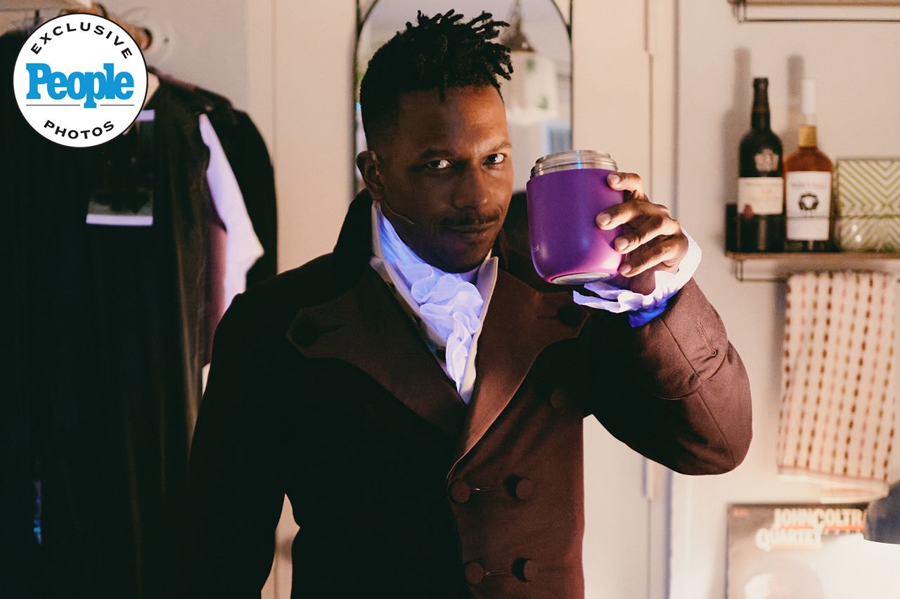Leslie Odom, Jr. Returns to Broadway's Hamilton: Go Behind-the-Scenes of His First Performance Leslie Odom, Jr., backstage at 'Hamilton' on BroadwayCredit: Jenny Anderson