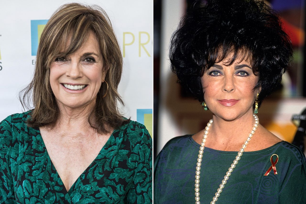 Linda Gray, Elizabeth TaylorCredit: Harmony Gerber/FilmMagic; Kevin Mazur/WireImage