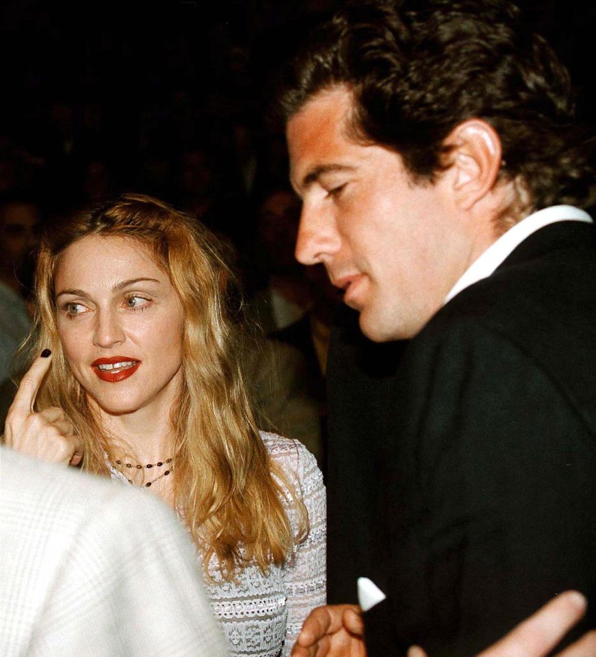 Madonna and John F. Kennedy Jr. at an event in Las Vegas on June 28, 1997Credit: GTRES/Shutterstock