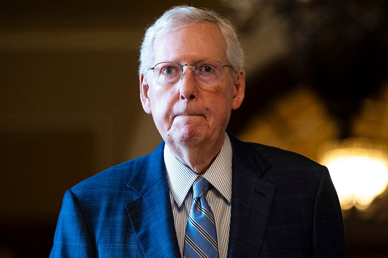 Mitch McConnell in 2024Credit: Graeme Sloan/Bloomberg via Getty