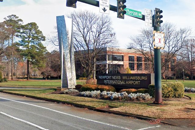 Newport News/Williamsburg International Airport in VirginiaCredit: Google Maps