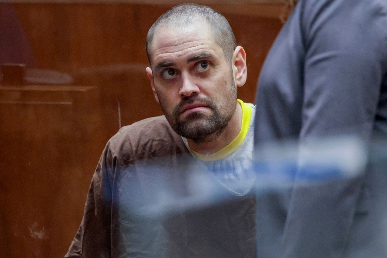Nick Reiner during his arraignment in Los Angeles County Superior Court on February 23, 2026 in Los Angeles, California. Nick Reiner during his arraignment on February 23, 2026Credit: Chris Torres-Pool/Getty