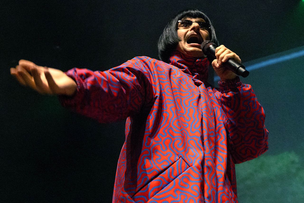 Oliver Tree performs during his Alone in a Crowd tour at ACL Live in Austin, Texas, on Jan. 31, 2024Credit: Rick Kern/Getty