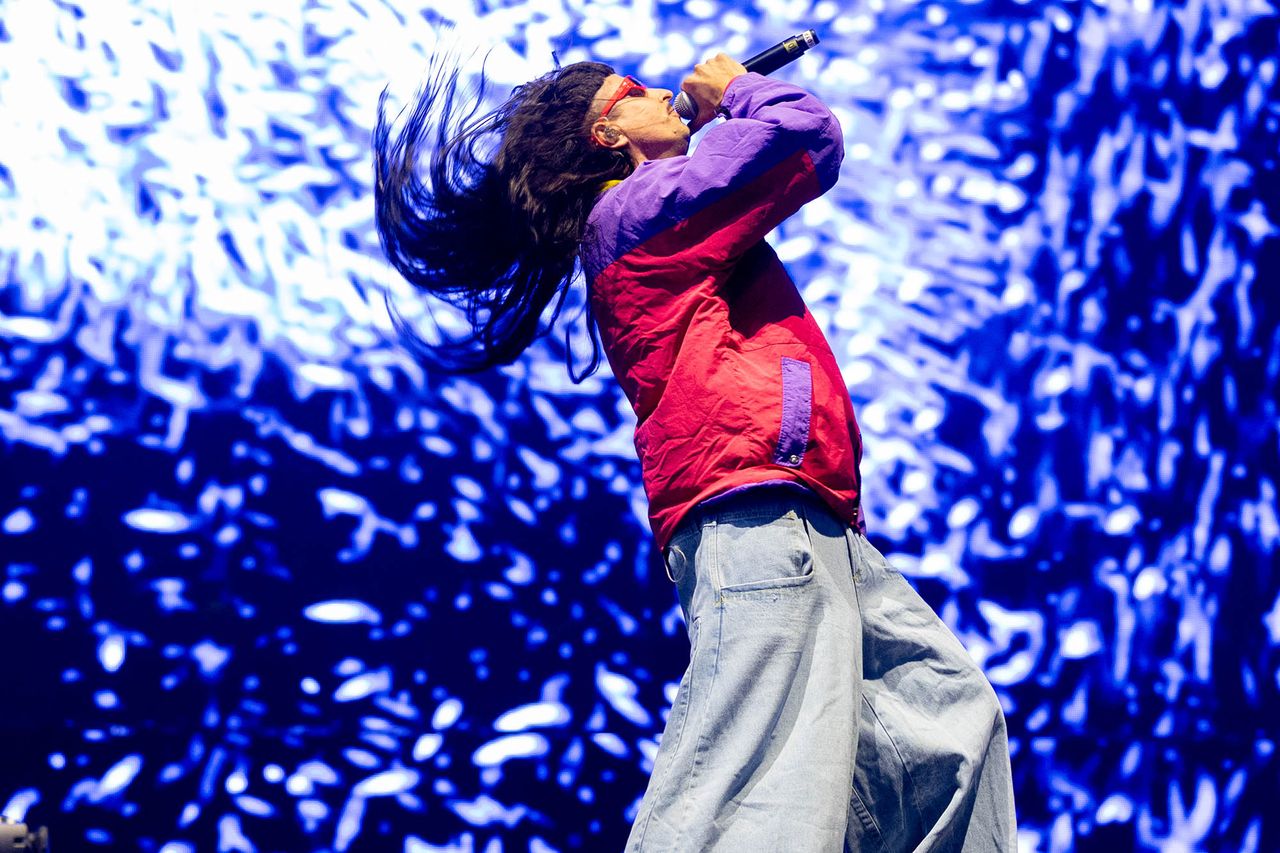 Oliver Tree performs during the Coachella Valley Music and Arts Festival on April 12, 2026, in Indio, Calif.Credit: Matt Winkelmeyer/Getty