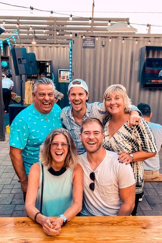 PK Creedon, Mike van Reekum, and their familyCredit: PK Creedon