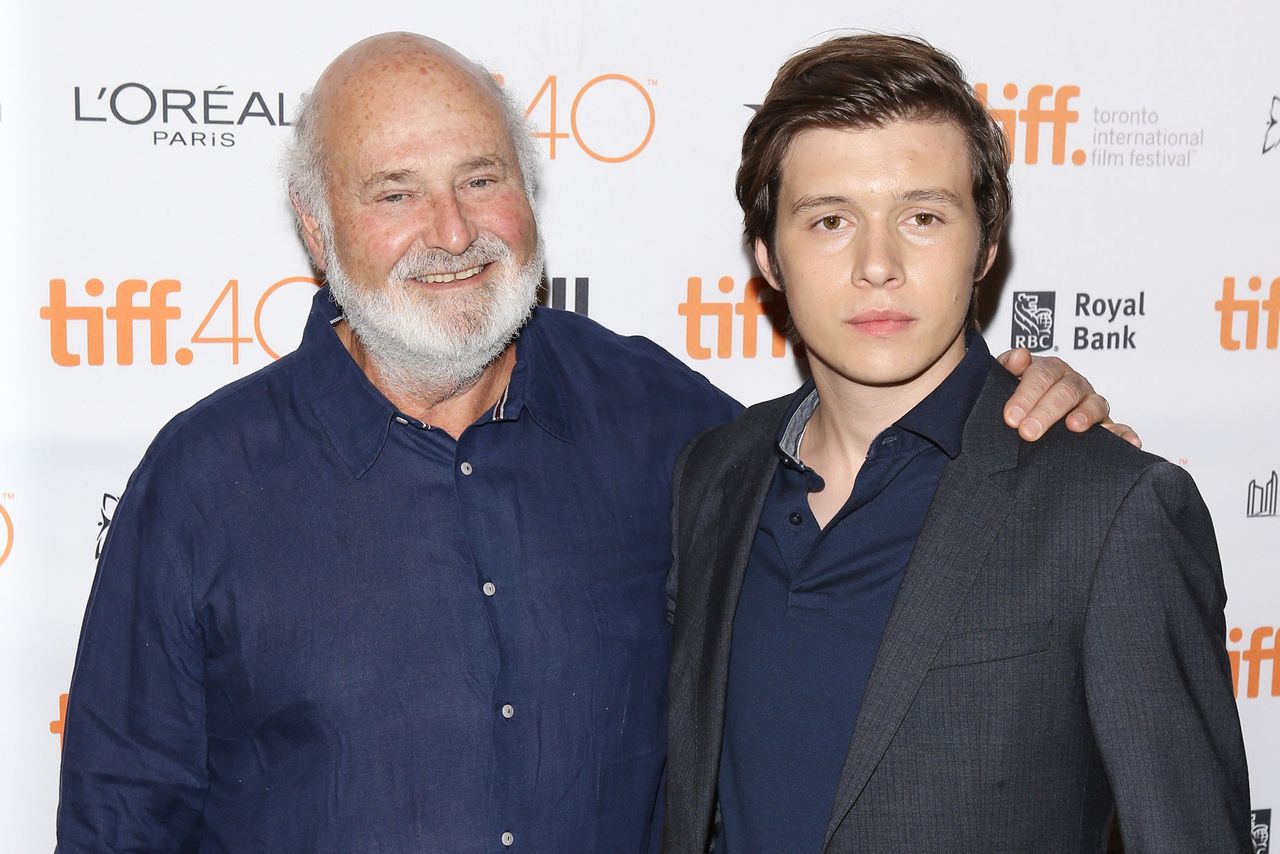 Rob Reiner and Nick Robinson at the Toronto International Film Festival on Sept. 14, 2015Credit: Michael Tran/Getty