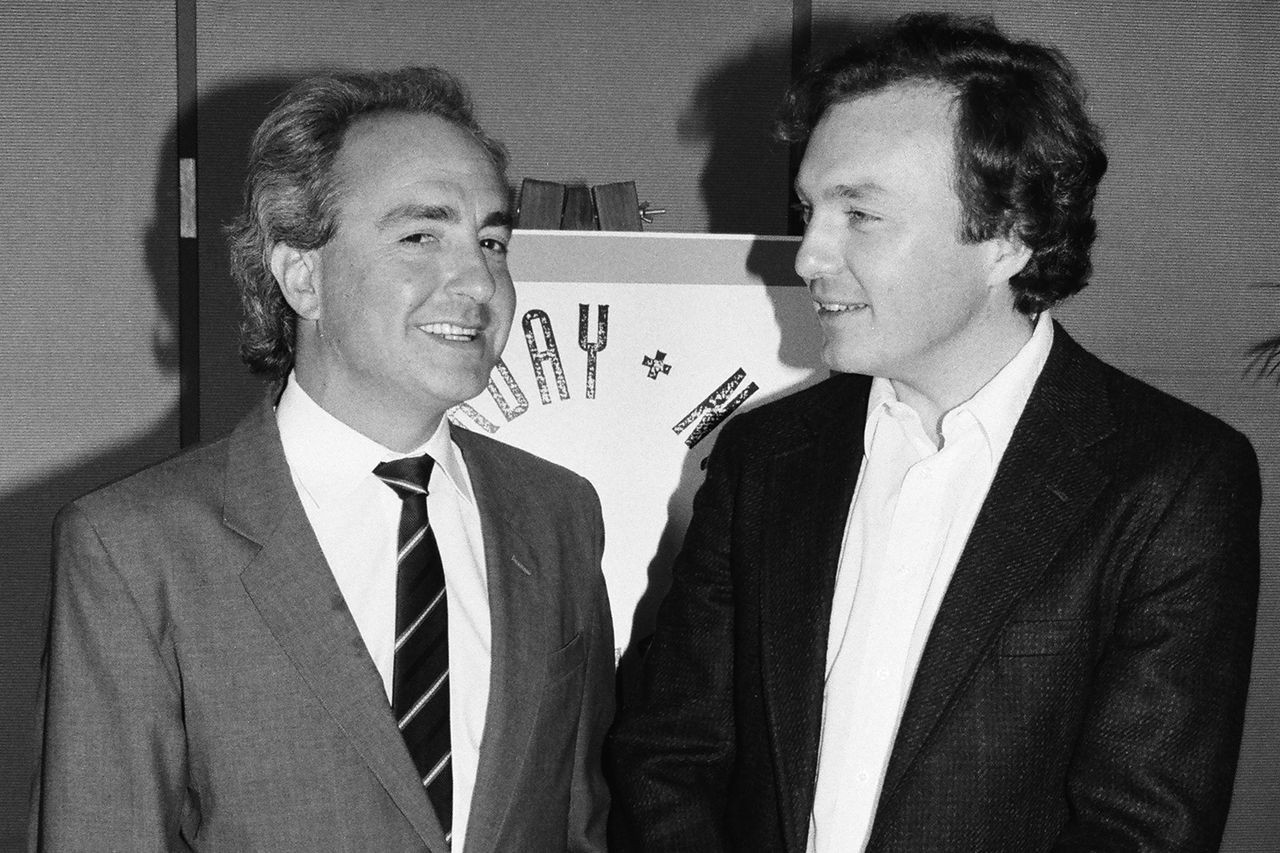 Lorne Michaels and Jim DowneyCredit: NBC via Getty